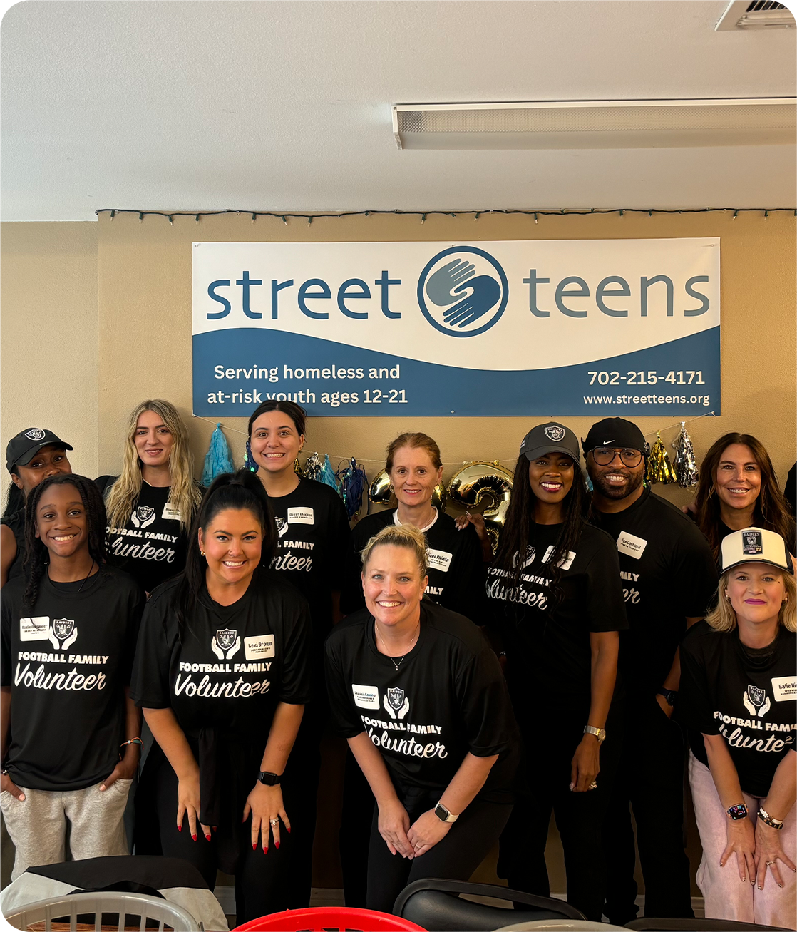 Alexia Creamer with Street Teens