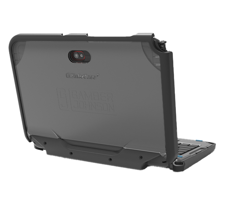 ErGo Case for Samsung Galaxy Tab Active5 Pro and Gamber-Johnson 2in1 Keyboard with Hand Strap