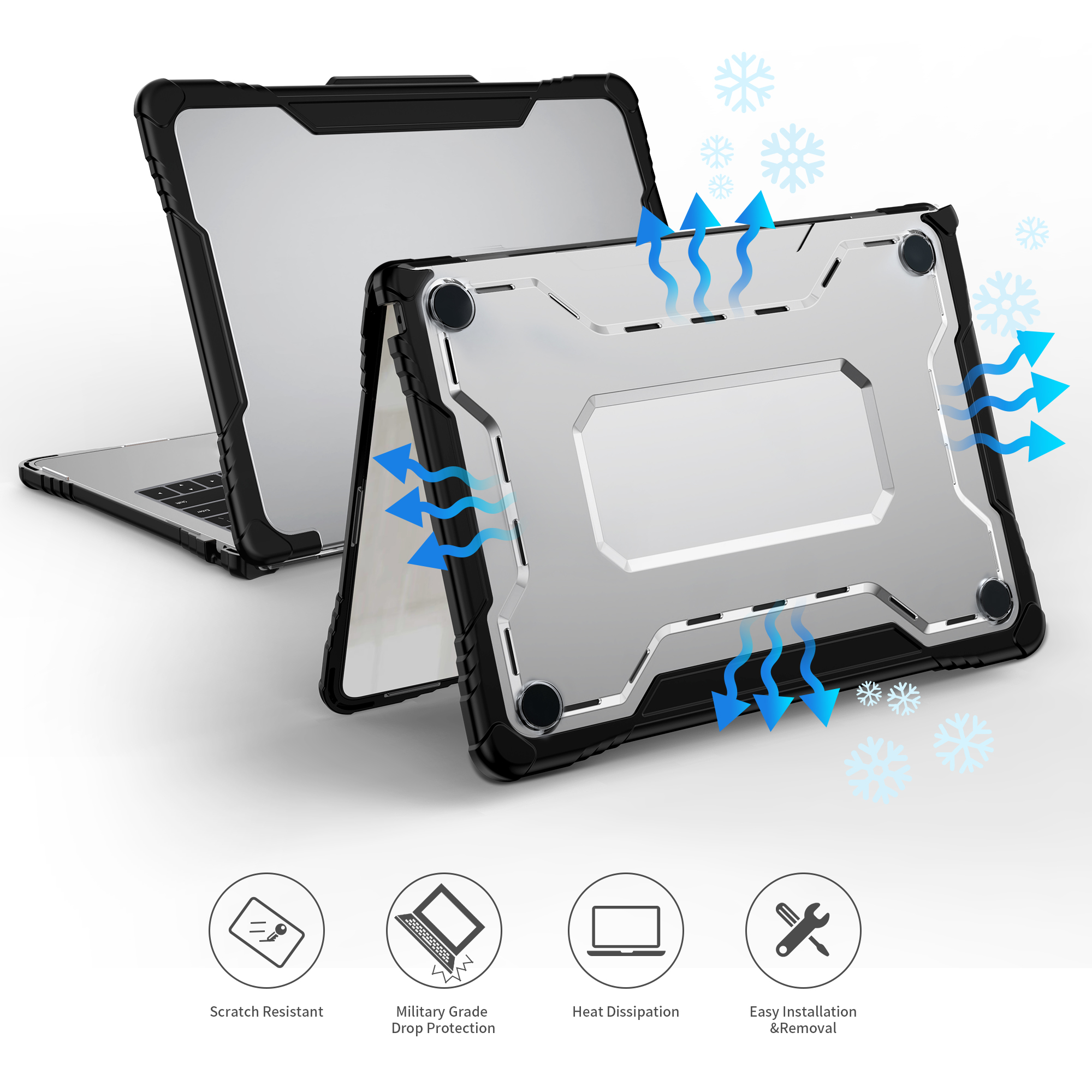 Rugged Slim Case for Apple MacBook Air M1 A2337