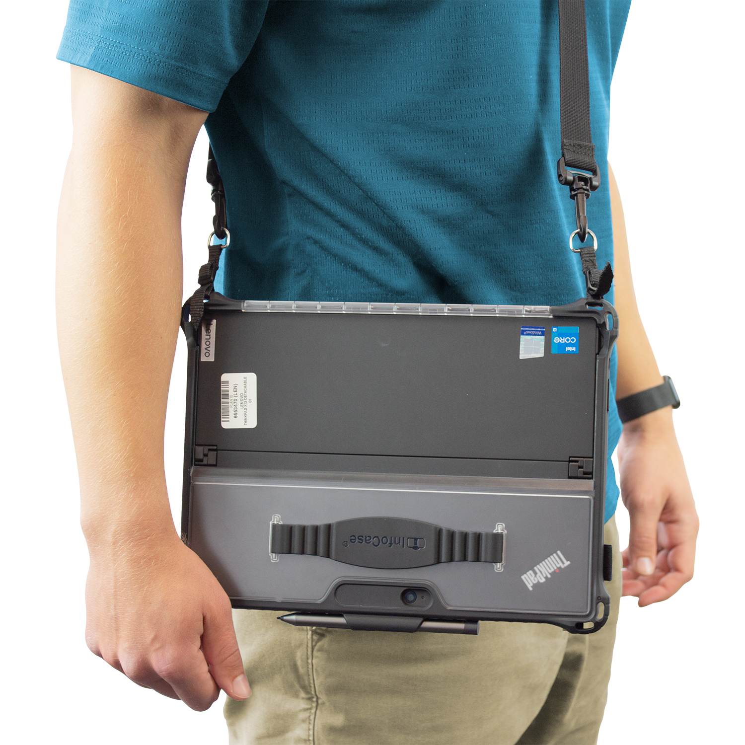 ErGo Case for Lenovo Thinkpad X12 with Silicone Hand Strap
