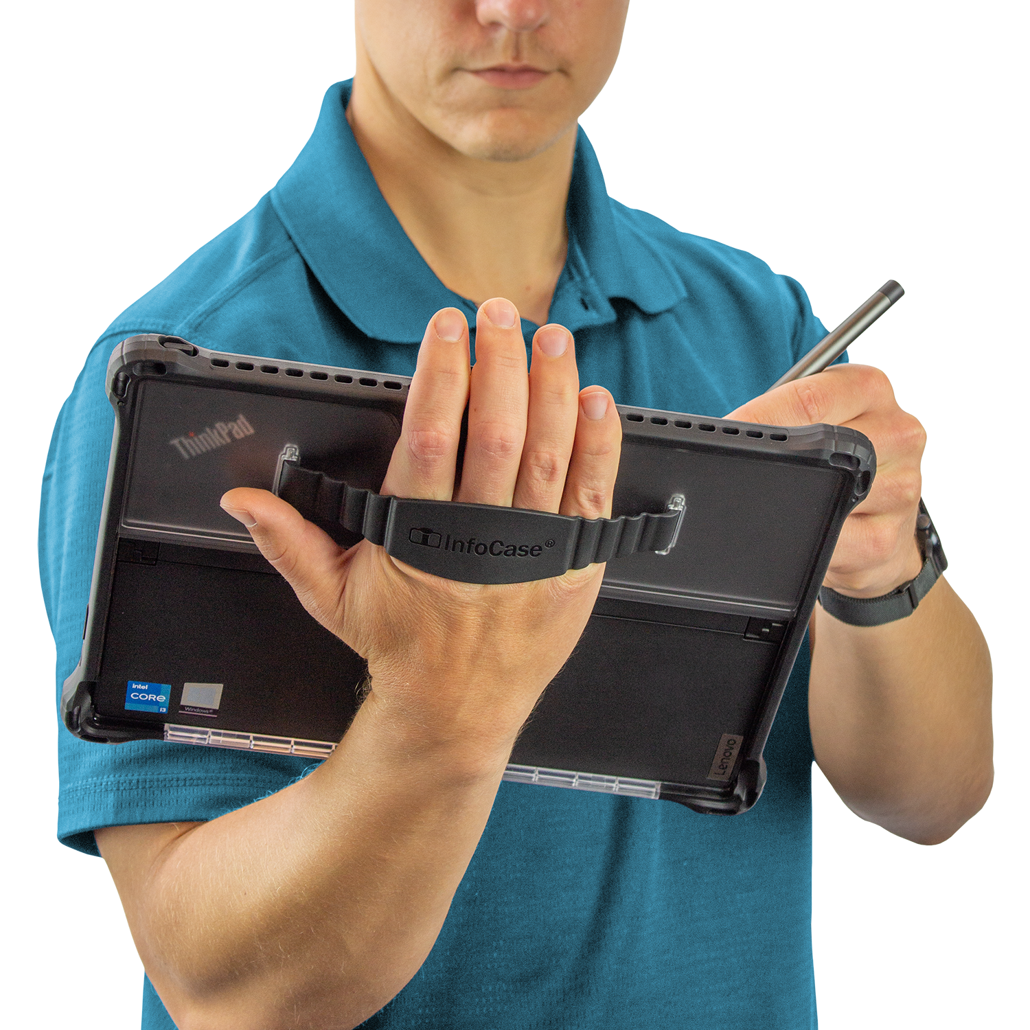 ErGo Case for Lenovo Thinkpad X12 with Silicone Hand Strap