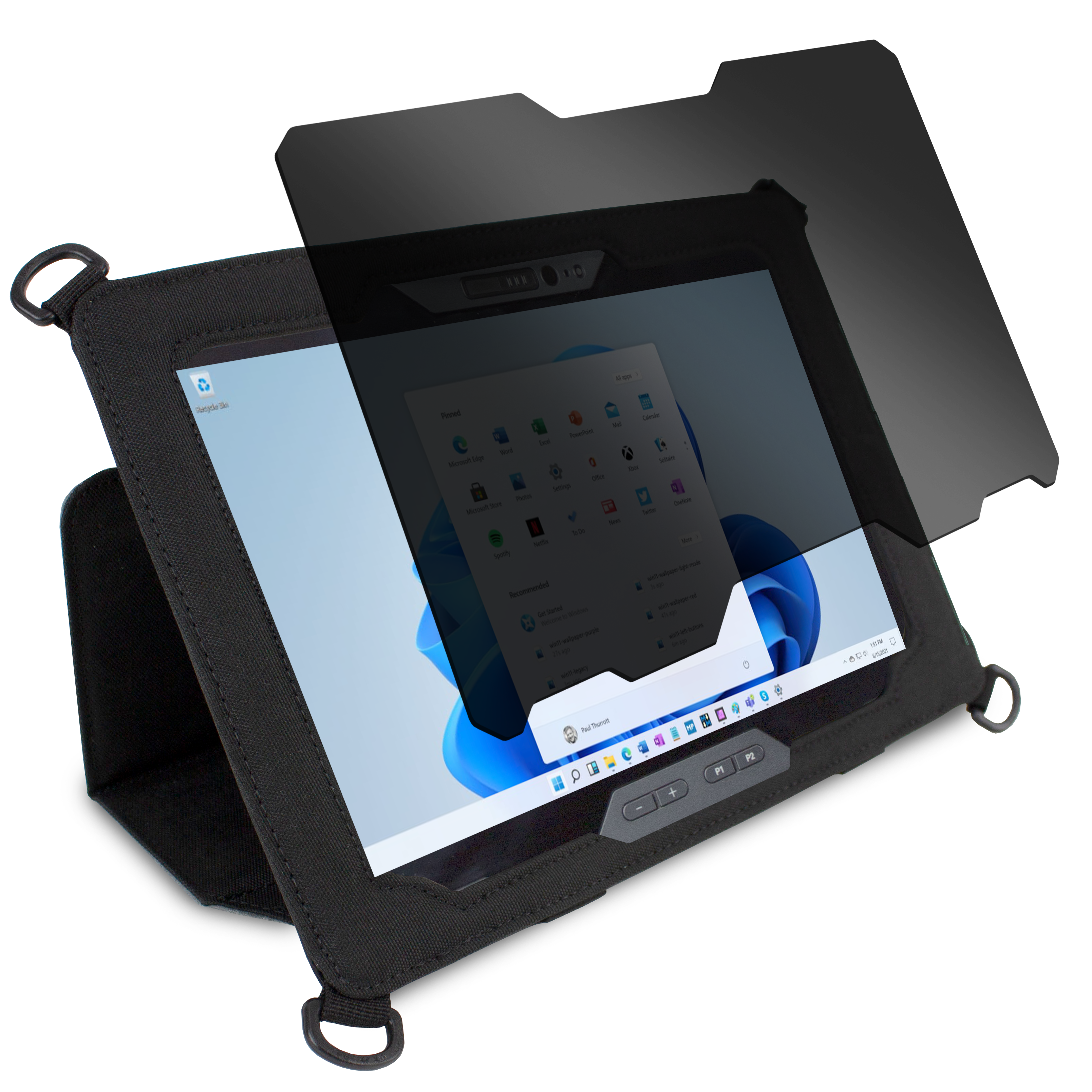 Privacy Glass Screen Protector for Dell Latitude 7030 Rugged Extreme Tablet