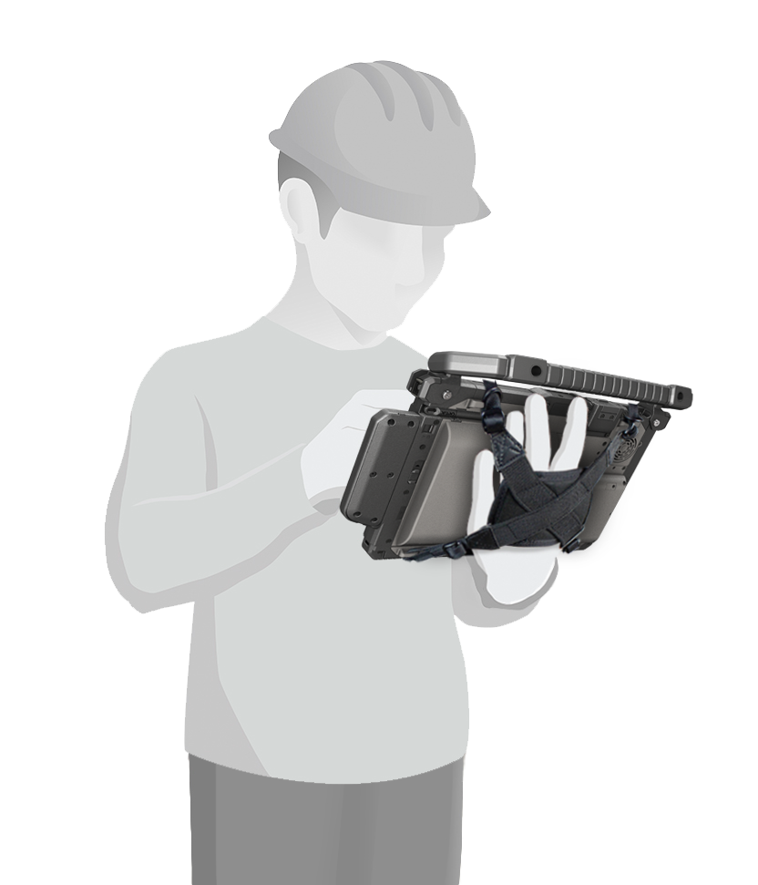 ModuFlex Elastic X Hand Strap for 10-11-inch Getac Tablets