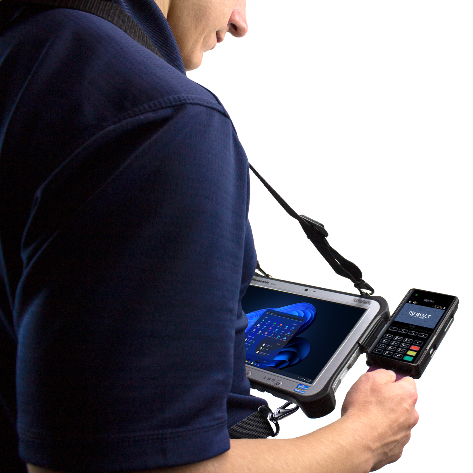 Toughmate mPOS Integration Tool for TOUGHBOOK G1, Verifone E285