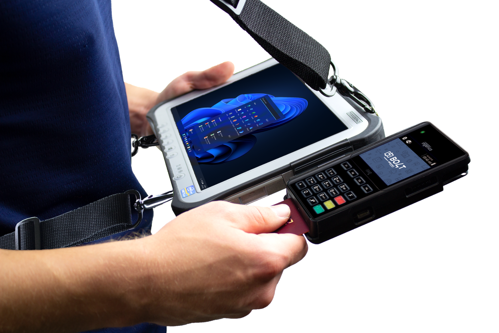 Toughmate mPOS Integration Tool for TOUGHBOOK G1, Verifone E285